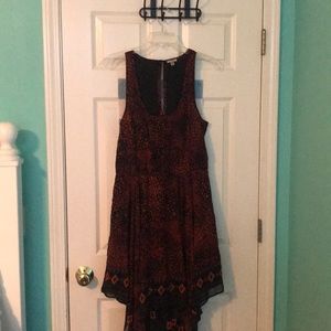 Lightly used Ecote print handkerchief dress